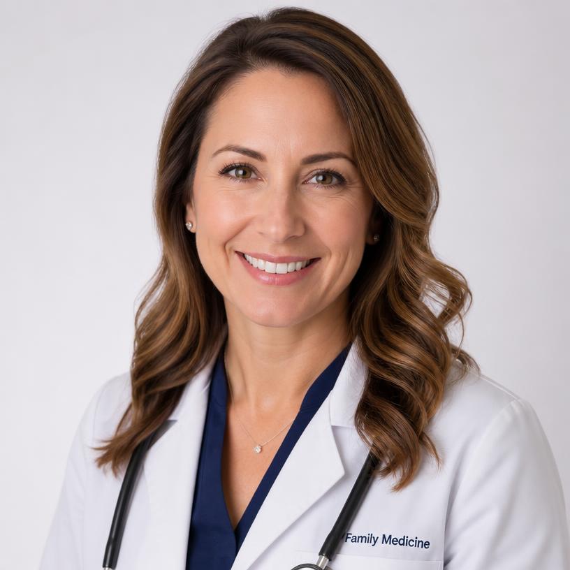 Portrait of Dr. Sarah Mitchell